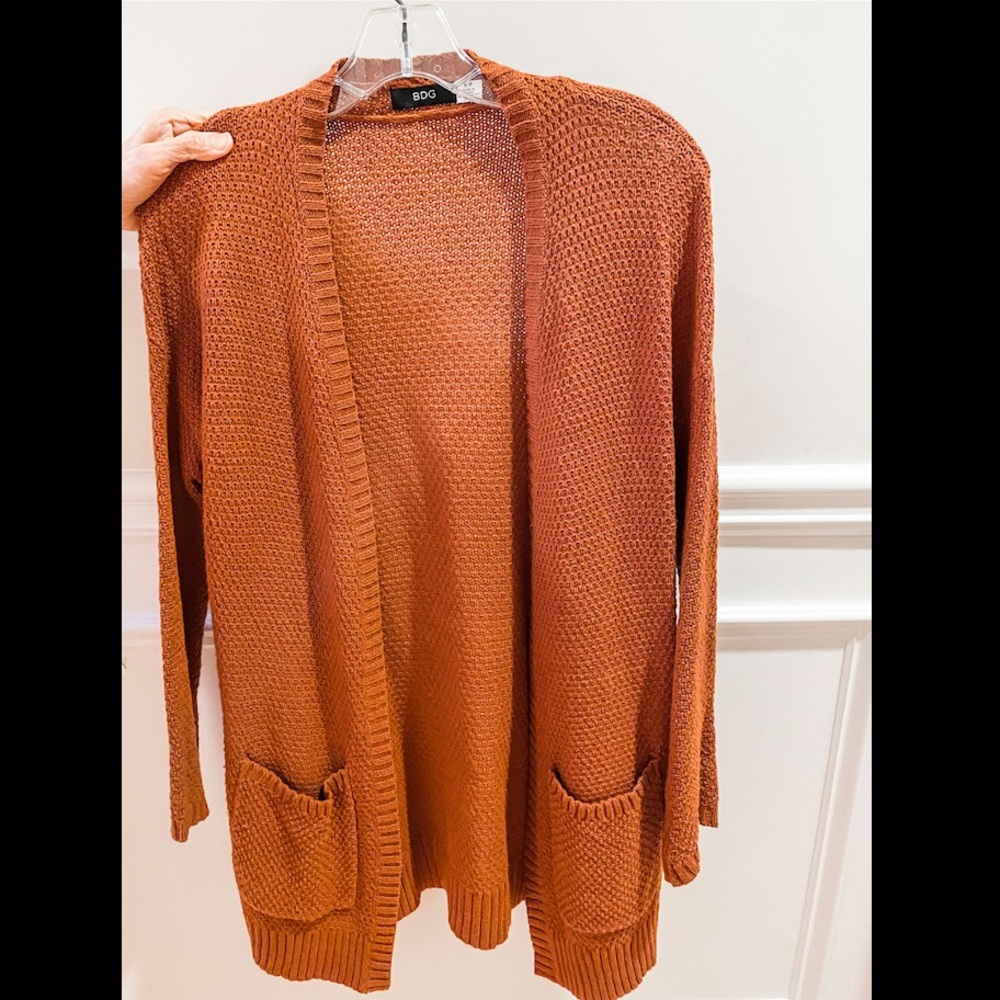 Urban Outfitters
Burnt fall orange long cardigan